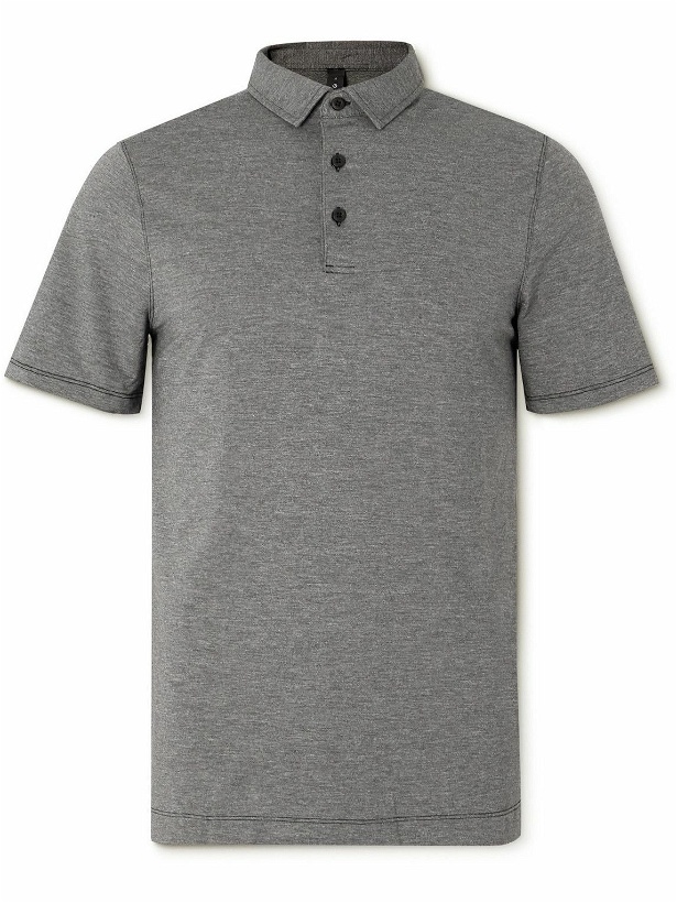 Photo: Lululemon - Slim-Fit Reycled-Silverscent® Golf Polo Shirt - Gray