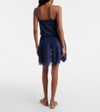 Melissa Odabash Isla HS cotton-blend lace romper