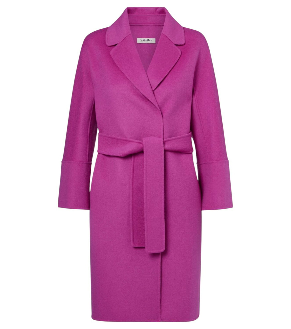 S MAX MARA Giulia Twill Belted Jacket S Max Mara
