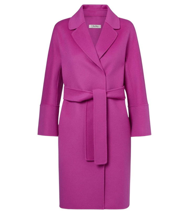 Photo: 'S Max Mara Arona belted virgin wool coat