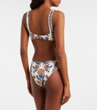 Montce Zoe floral bikini top