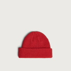 RoToTo Waffle Watch Cap Beanie in Red
