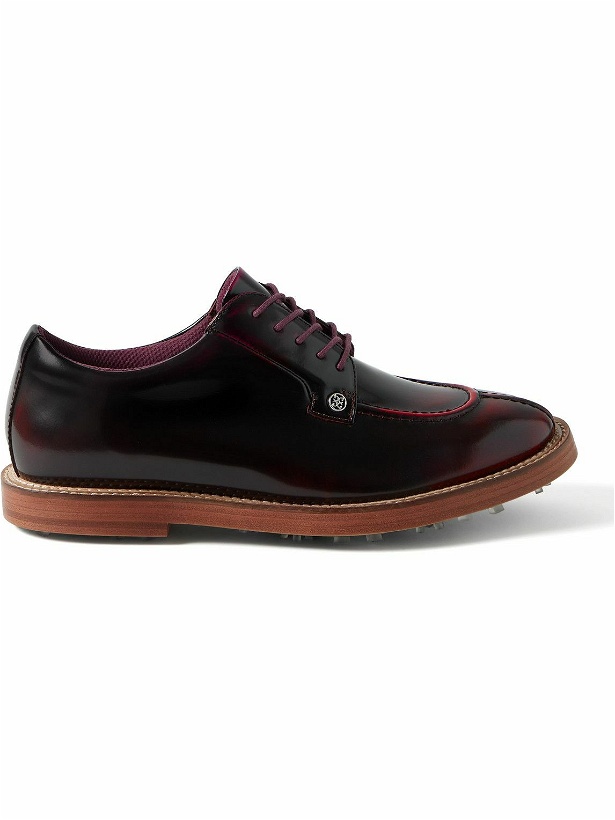 Photo: G/FORE - Leather Golf Shoes - Burgundy
