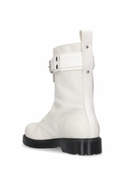 JW ANDERSON - 25mm Punk Combat Leather Ankle Boots