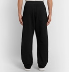 Y-3 - Wide-Leg Loopback Cotton-Jersey Sweatpants - Black