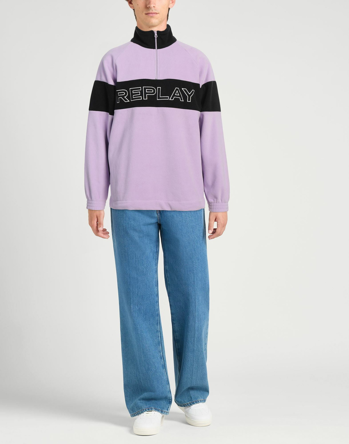 Replay Mens Sweatshirt Lilac