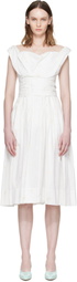 Vivienne Westwood Off-White Sunday Corset Midi Dress