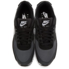 Nike Grey and Black Air Max 90 Sneakers