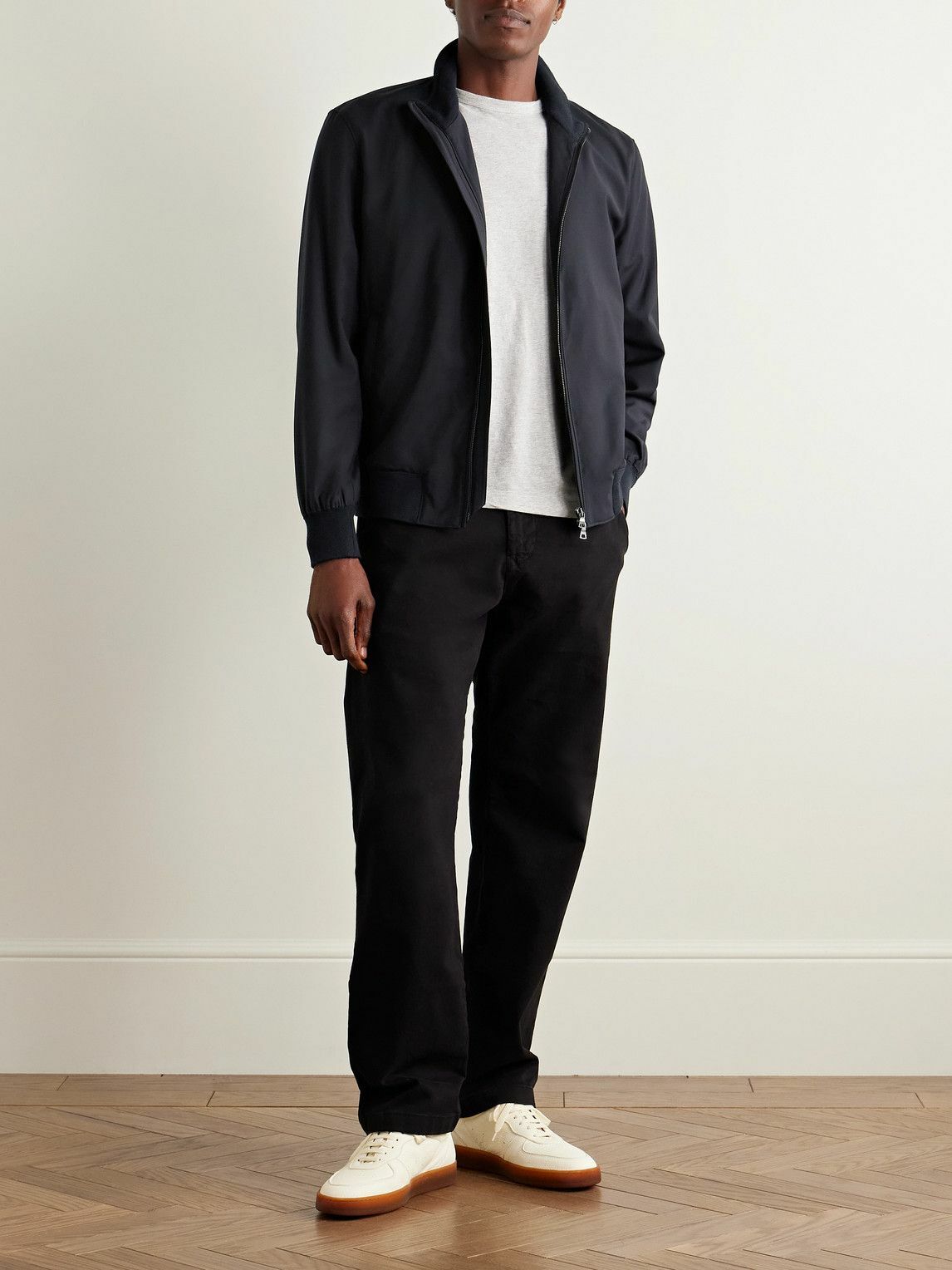 Orlebar Brown - Alvaro Merino Wool Jacket - Blue