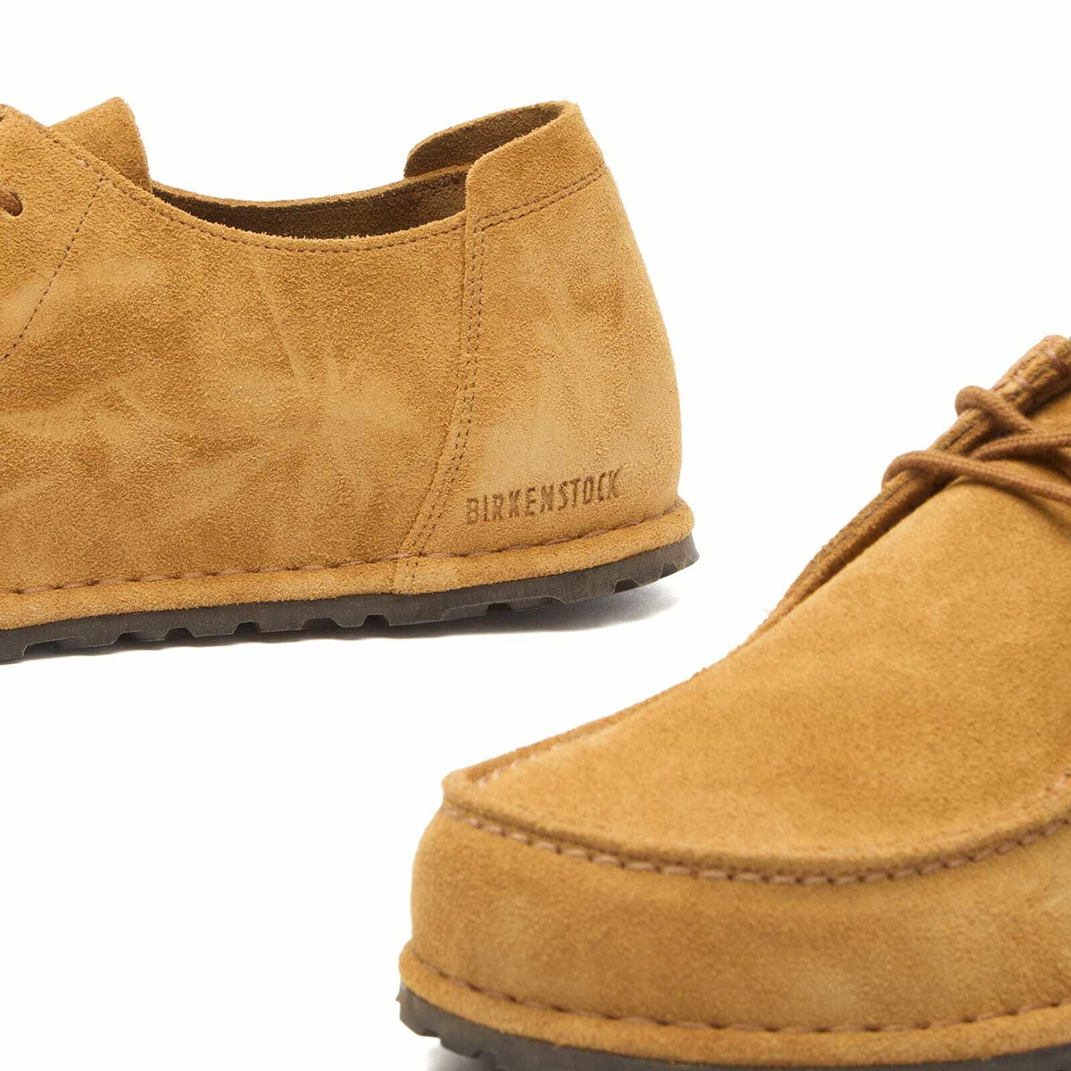 Birkenstock Men's Utti Lace in Cork Brown Suede