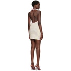 AMIRI Multicolor MA Striped Halter Minidress