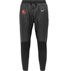 Nike Running - Phenom Elite Slim-Fit Tapered Thermore Shell and Fleece-Back Stretch-Jersey Trousers - Black
