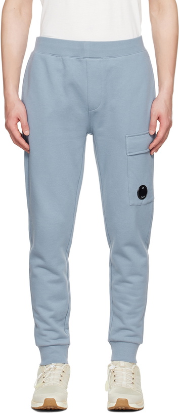 Photo: C.P. Company Blue Tapered Lounge Pants