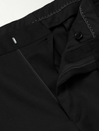 Mr P. - Slim-Fit Wool-Twill Trousers - Black