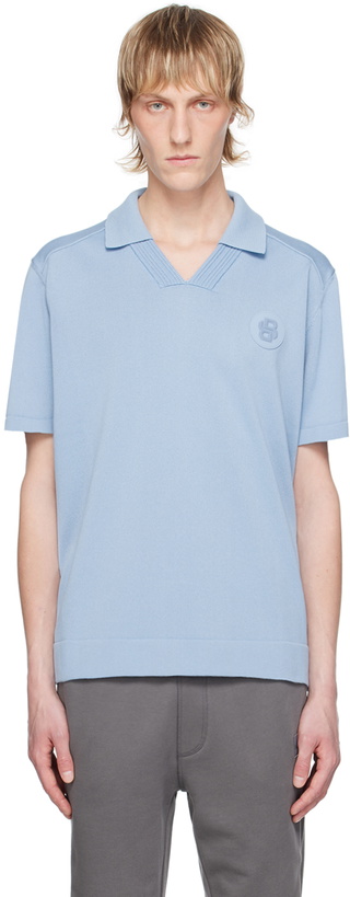 Photo: BOSS Blue Patch Polo