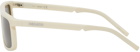 Kenzo Off-White Rectangular Sunglasses