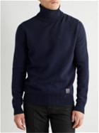 Tod's - Virgin Wool and Cashmere-Blend Rollneck Sweater - Blue