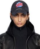 Balenciaga Black 'Planet Earth' Cap