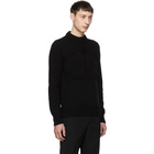 Prada Black Knitted Logo Crewneck Sweater