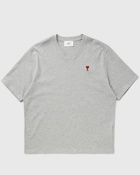 Ami Paris Red Ami De Coeur Tee Grey - Mens - Shortsleeves