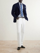 Dunhill - Cotton and Cashmere-Blend Shirt - Blue