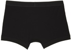 TOM FORD Two-Pack Black Cotton Boxer Briefs