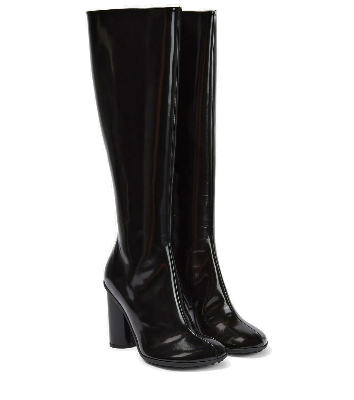 Bottega Veneta Atomic patent leather knee-high boots Bottega Bottega Veneta Atomic patent leather knee-high boots Bottega