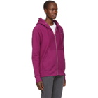 Noah NYC Purple Zip Front Hoodie