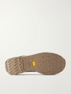 Visvim - FKT Runner Leather and Suede-Trimmed Canvas Sneakers - Neutrals