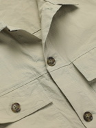 NN07 - Wilas 1449 Organic Cotton-Blend Ripstop Overshirt - Green