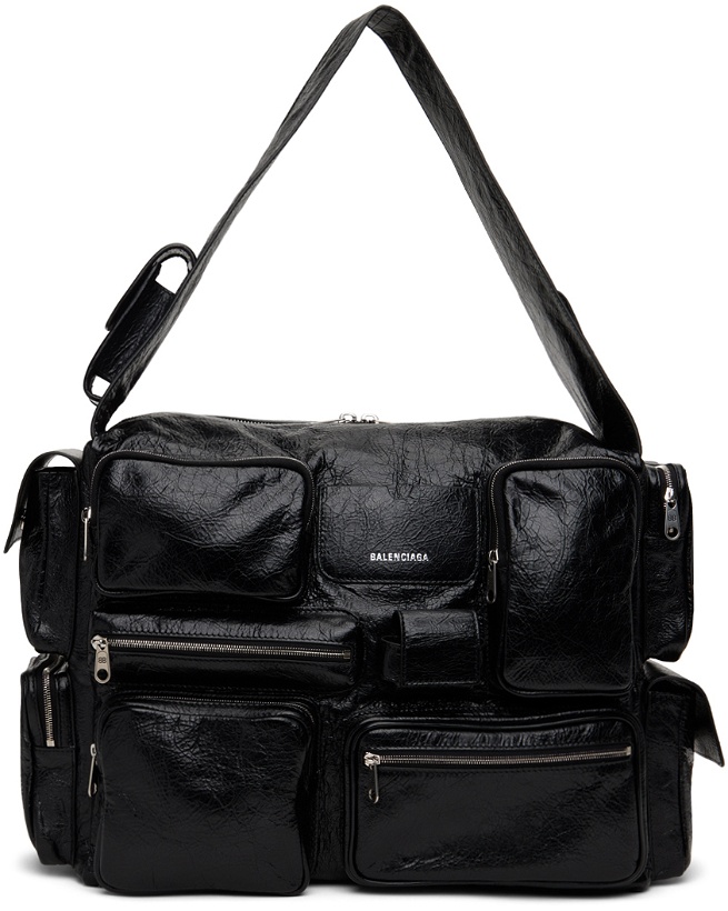 Photo: Balenciaga Black Superbusy Large Sling Bag