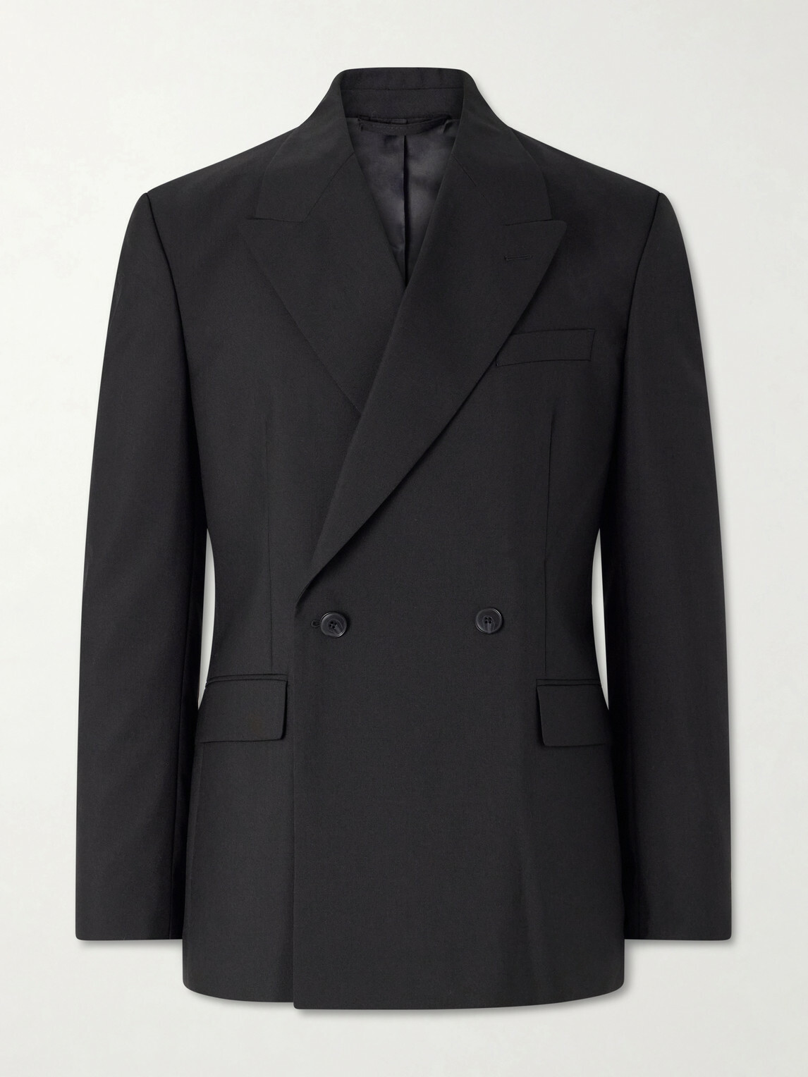 mfpen - Double Breasted Wool Jacket - Black