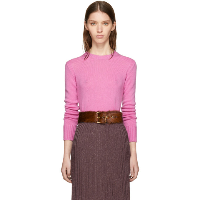 Prada Pink Cashmere Sweater Prada