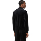 Casablanca Black Velour Track Jacket