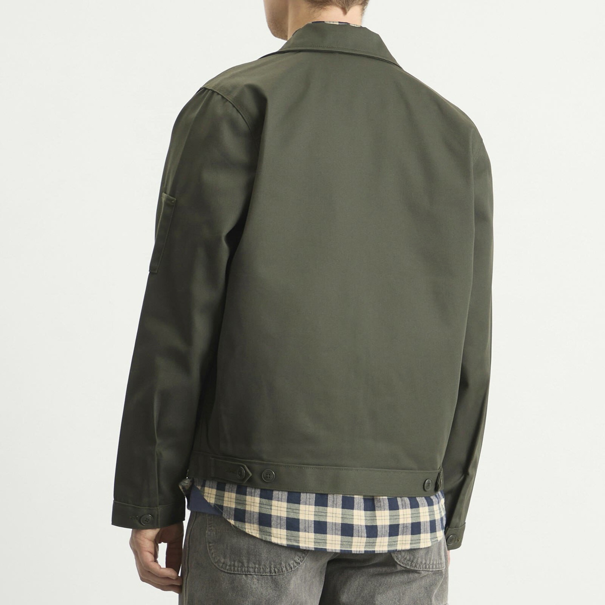 Dickies Men's Unlined Eisenhower Jacket in Olive Green
