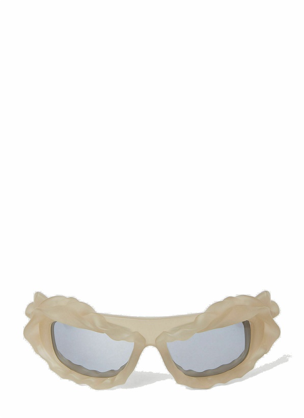 Photo: Sculpted Sunglasses in Beige