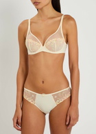 Simone PÉRÈLE Delice Lace-trimmed Briefs Yellow