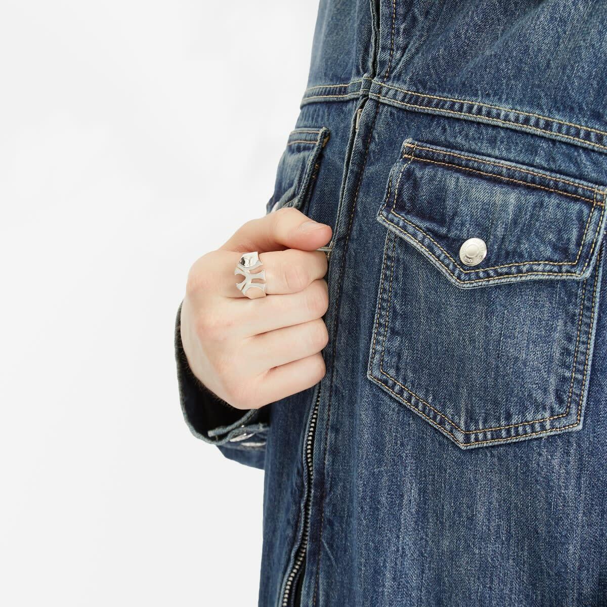 Maple Men's Team Signet Ring in Silver