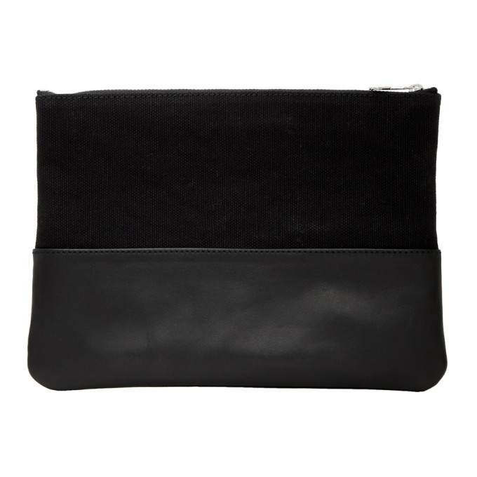 Photo: AMI Alexandre Mattiussi Black Shopper Pouch