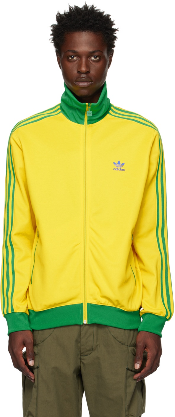 Yellow & Green Beckenbauer Track Jacket