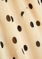 Reformation Esra Polka dot Chiffon Maxi Dress White