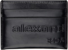 Alexander Wang Black Punch Card Holder