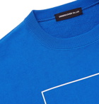 Undercover - Printed Loopback Cotton-Jersey Sweatshirt - Men - Blue