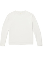Folk - Loopback Cotton-Jersey Sweatshirt - Neutrals