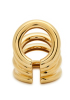 Rabanne Layered ear Cuff - Gold - One Size