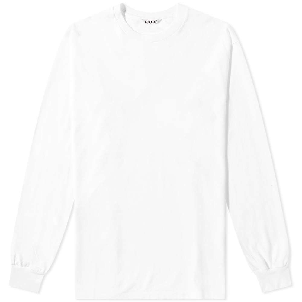 Auralee Long Sleeve Luster Plaiting Tee