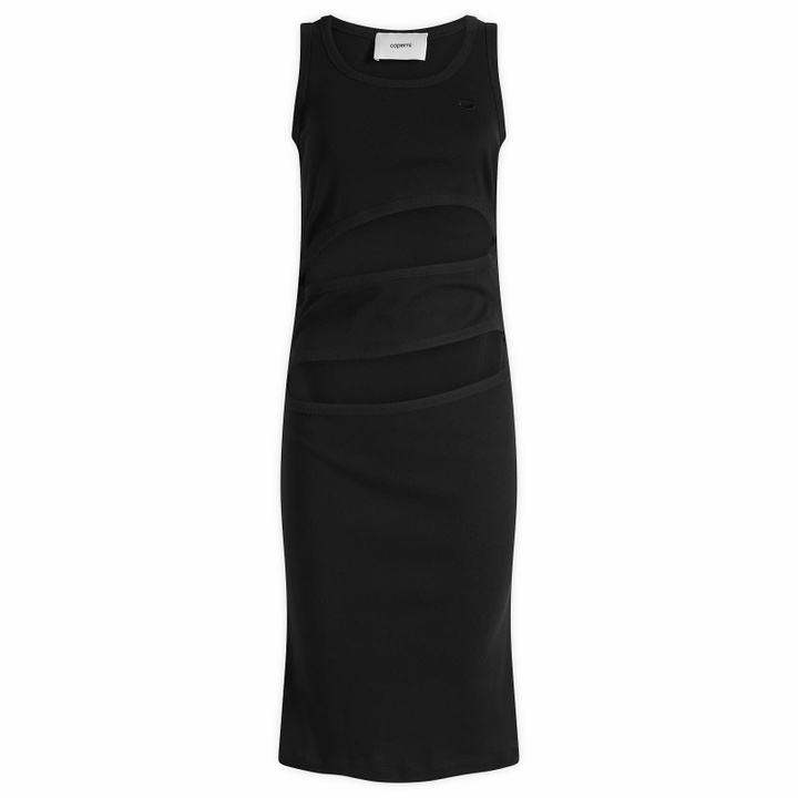 Photo: Coperni Women's Spiral Tank Dress in Black
