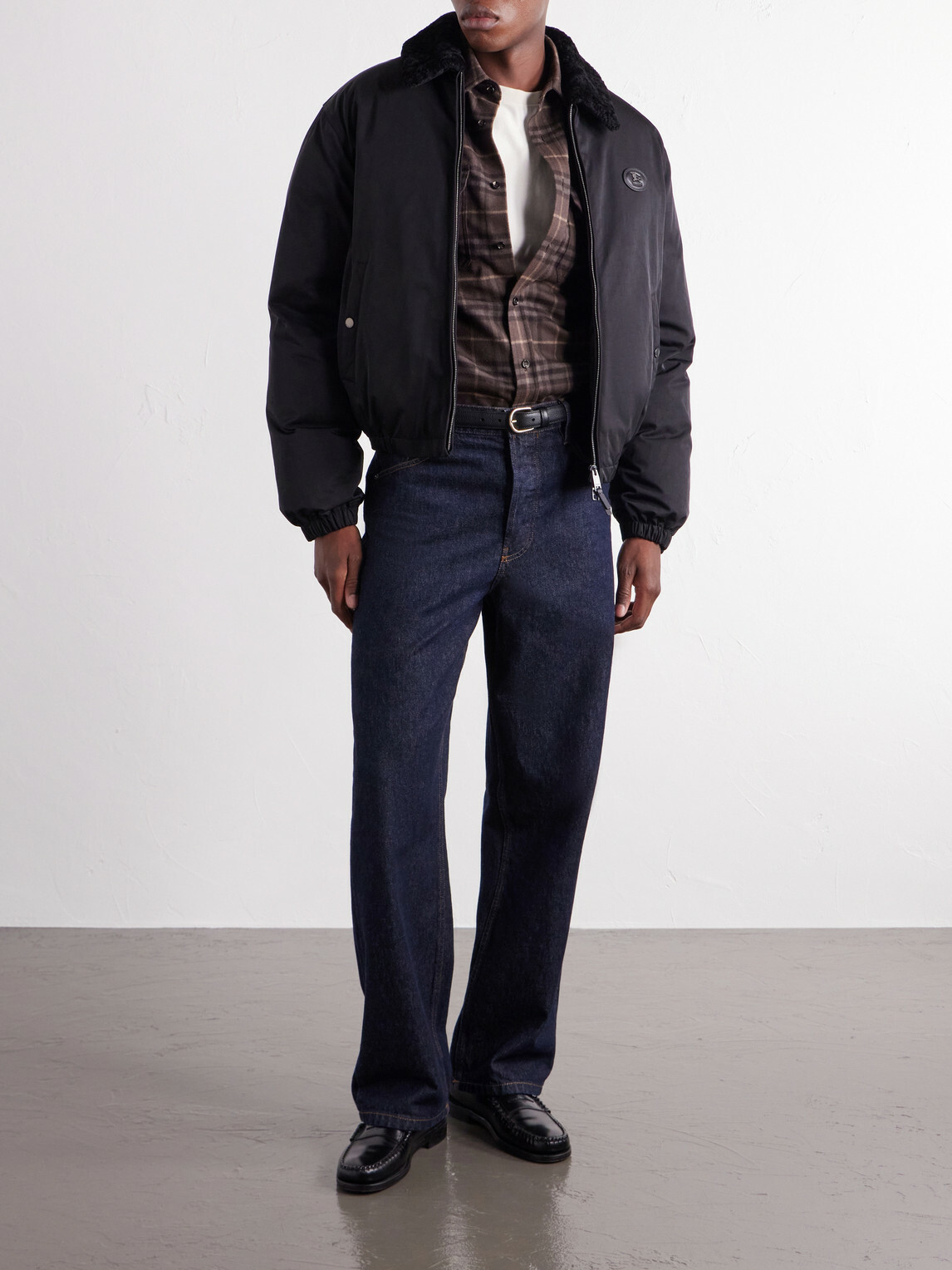 Burberry - Checked Wool-Twill Flannel Shirt - Brown
