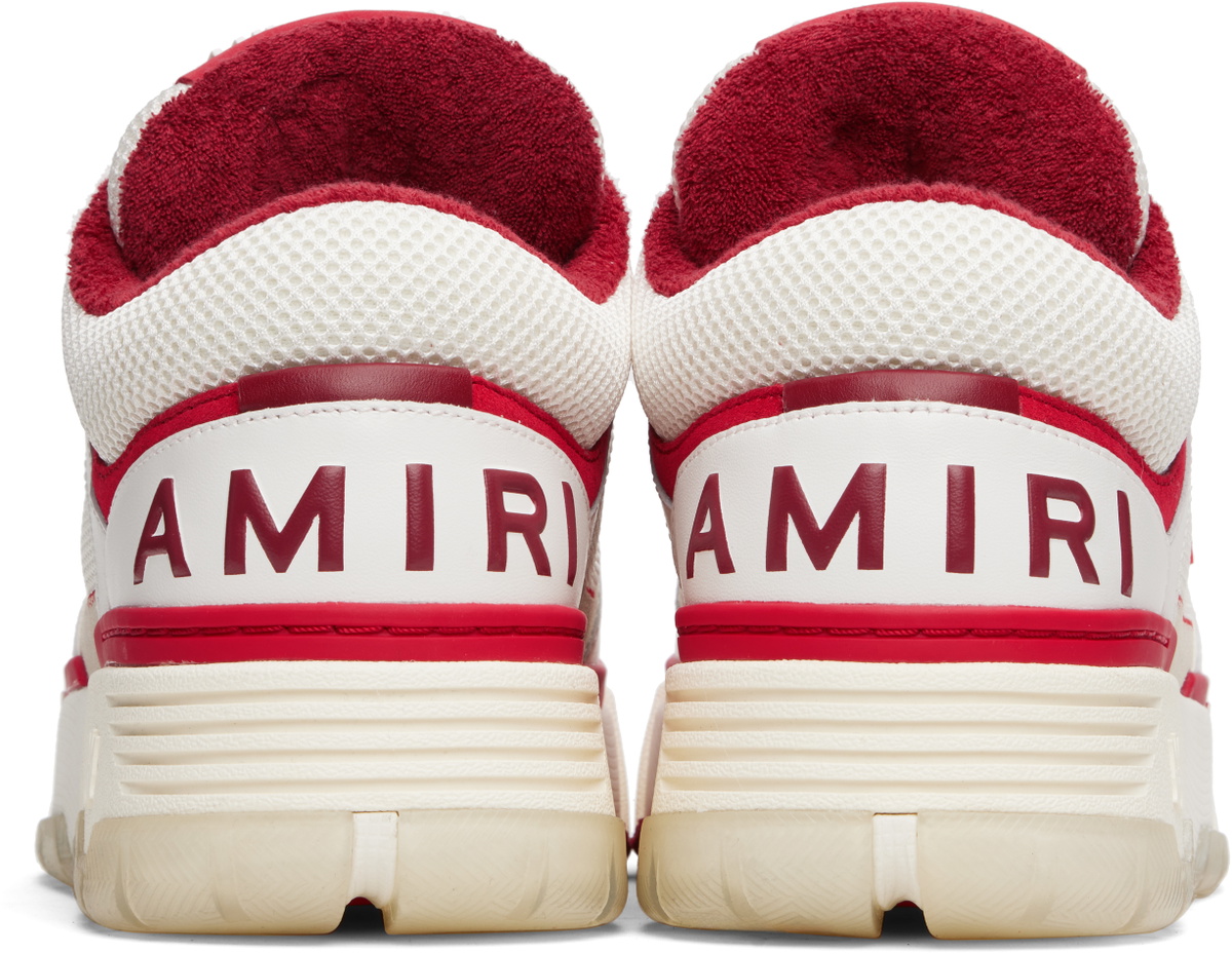 AMIRI White & Red MA-1 Sneakers Amiri