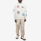 Daily Paper Men's Puscren Graphic Hoody in White Sand